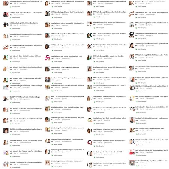 LELE SADOUGHI Timeless Classic Knotted Stretch Headbands Gift Bag Black White - Picture 8 of 8